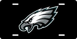 Philadelphia Eagles License Plate Cover (Black)