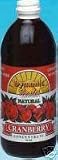 Natural Cranberry Concentrate - 16 fl. oz. - **Wild Harvested Cranberries** NO pesticides, NO additives, NO preservatives