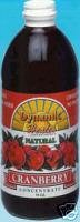 Natural Cranberry Concentrate - 16 fl. oz. - **Wild Harvested Cranberries*NO pesticides,... by Dynamic Health Labs, Inc.