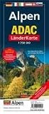 ADAC LänderKarte Alpen 1 : 750 000. Plano.