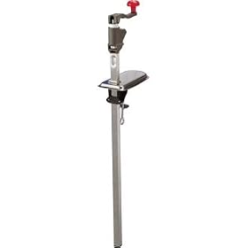 Bonzer Bench Counter Table Can Opener - Stainless Steel Clamp Base - industrial can opener