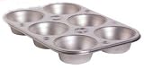6-cup Metal Muffin / Cupcake Pan Toaster Oven Size