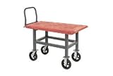Work Height Platform Truck Plastic Deck Adjustable Height