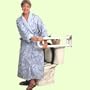 HealthCraft Products PT-WR28R-SS P.T. Rail- Hinged- 28''-71cm- Right- Stainless Steel