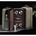 DOPP Kit Leather Travel Bar Set
