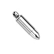 Spikes 316L Stainless Steel Bullet Pendant