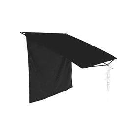 Matthews 48 x 48 Floppy Cutter with Top Hinge, Black Textile