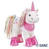 rainbow unicorn ganz webkinz plush animal