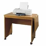 LLR02236 - Machine Stand, W/Lift-Up Shelf, 27-39x16x26, Medium Oak
