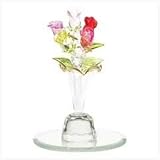 Glass Min-Rose Bouquet