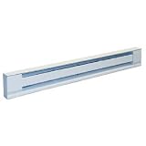 Electric Baseboard Convection Heater 48 Inch White by TPI Industrial