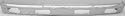 79-81 TOYOTA PICKUP FRONT BUMPER CHROME TRUCK, 2WD (1979 79 1980 80 1981 81) 3095 5211189109