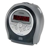 Audiovox CD1172 Dual Alarm Clock Radio with CD Player and AM/FM Tuner