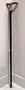 Victorian Style Wood Walking Stick ~ Cane with a Brass Handle