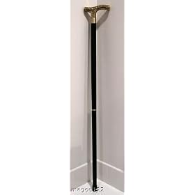Victorian Style Cane Walking Stick w  Solid Brass Handle by UD