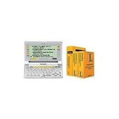 Sharp PW-E410 elektronisches W�rterbuch mit Langenscheidt Taschenw�rterb�chern Englisch und Franz�sisch und DUDEN in neuer Rechtschreibung