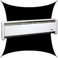 Cadet Softheat Hydronic Baseboard Heater - 1000 Watt, 59in.W, 240 Volt, White, Model# EBHA1000W