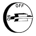 Music City Metals 00210 Control Knob With Silver Bezel And Blade Handle - 00210