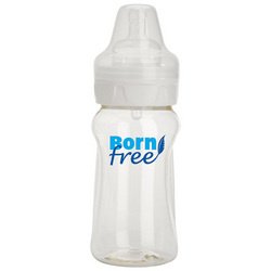 Childrens Toyshop   : BornFree New Vented Glass Bottle 260ml Twin Pack