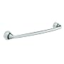KOHLER K-11370-CP Forte 18-Inch Sculpted Towel Bar, Polished Chrome
