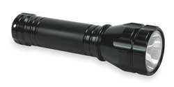 LumaPro 2XTG7 Handheld Flashlight, Aluminum, Black