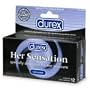Durex Her Sensation Lubricated Condoms, 12-Count Boxes (Pack of 3)