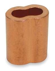 Dayton 2VJZ7 Sleeve, Cable, 3/64, Copper, Pk25