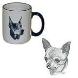Chihuahua, Smooth Country Mug, Porcelain by Rosalinde (12 oz.)