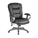 Office Star DHL5266 - Executive Leather Chair With 2-to-1 Synchro Tilt And Adjustable Arms