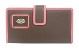 Texas Longhorns Brown and Pink Checkbook Wallet