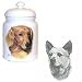Australian Cattle Dog Cookie Jar, Porcelain by Rosalinde (10' X 7')