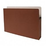Accordion File Pocket, Legal-Size, 3-1/2' Expansion,Redrope (SPR95005) Qty-2