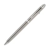 Fisher Space Pens B4 Chrome Plated Shuttle Retractable with Black Grid Design