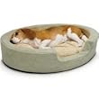 K&H Thermo Snuggly Plush Sleeper Pet Bed medium sage-color- 26 length x 20 width x 5 height 6-watts model