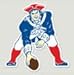NFL New England Patriots 49681011 Perfect Cut Color Decal, 8