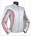 Womens Leather Motorcycle Jackets White Jacket LJ237