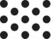 Brand New BLACK & WHITE Polka Dot Tissue Paper - 20