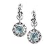 .925 Silver & Blue Topaz Earrings