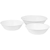 Corelle Livingware Winter Frost White 3-Piece Serve Set