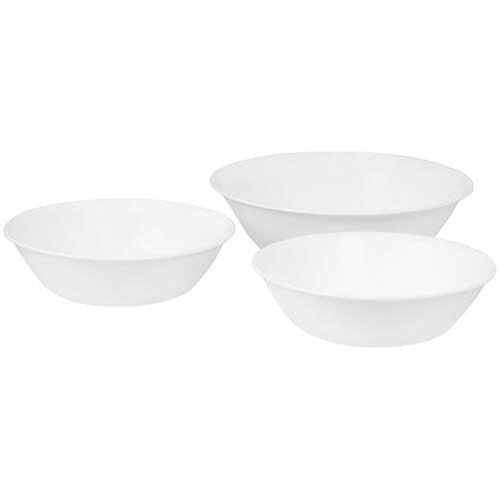 Corelle Livingware Winter Frost White 3-Piece Serve Set