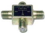 SOUTHWESTERN BELL M61013 2-Way Cable Splitter with Gold Connector