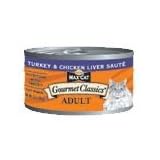 Nutro Max Cat Adult Turkey and Chicken Liver Entree Chunks In Sauce Canned Cat Food
