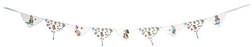 Meri Meri Garland Peter Rabbit Hanging Decor Birthday Party Baby Shower