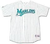 Florida Marlins Alternate Black Authentic MLB Jersey - 44 (Large)