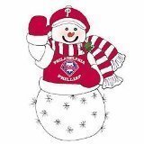 Philadelphia Phillies 16" Fiber Optic Snowman - MLB Baseball