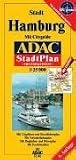  : ADAC Stadtpl&auml;ne, spezialgefaltet, Hamburg: Mit Cityguide. Mit City- und Durchfahrtsplan. Mit Sonderkarten Flughafen und Messe. Mit Schnellbahnen im HVV und Postleitzahlen