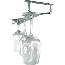 Glass Hanger Rack - Chrome - 9 3/4