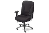Big & Tall Contoured Office Chair - Black Fabric