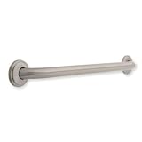 Franklin Brass 5924SN ADA Grab Bar, Concealed Mount, 1-1/4 OD, 24 Width, Satin Nickel