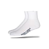 DeFeet AirEator 2.5in White Top Cycling/Running Socks - AIRWHT